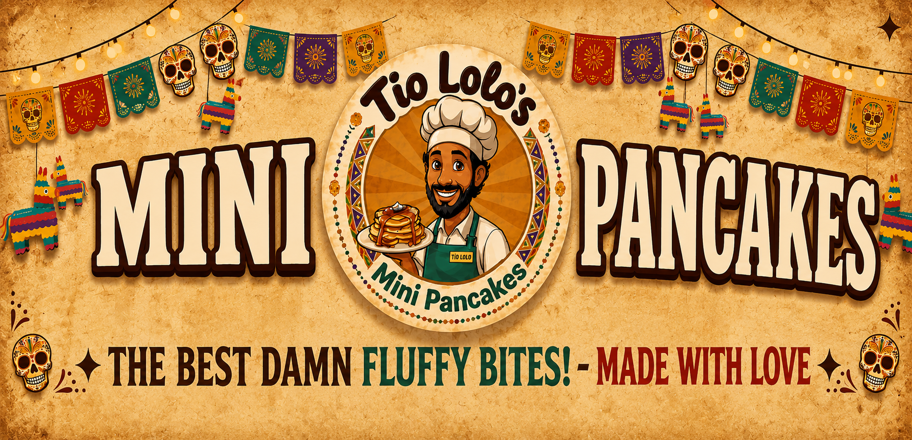Tío Lolo's Mini Pancakes — The Best Damn Fluffy Bites, Made with Love